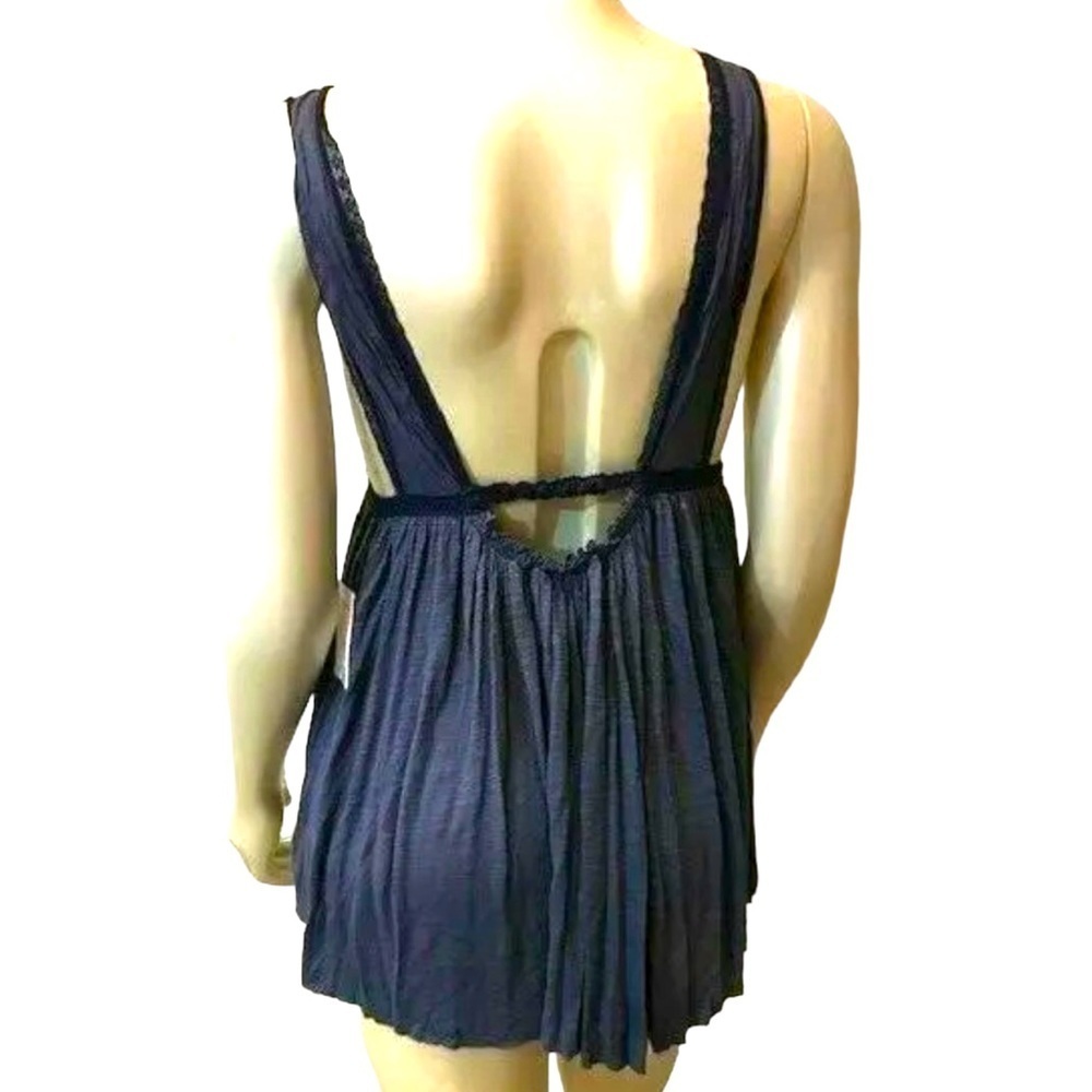 NWT Free People New Romantics Intimates Blue Nightgown Size Small Retail $98 - Picture 3 of 6
